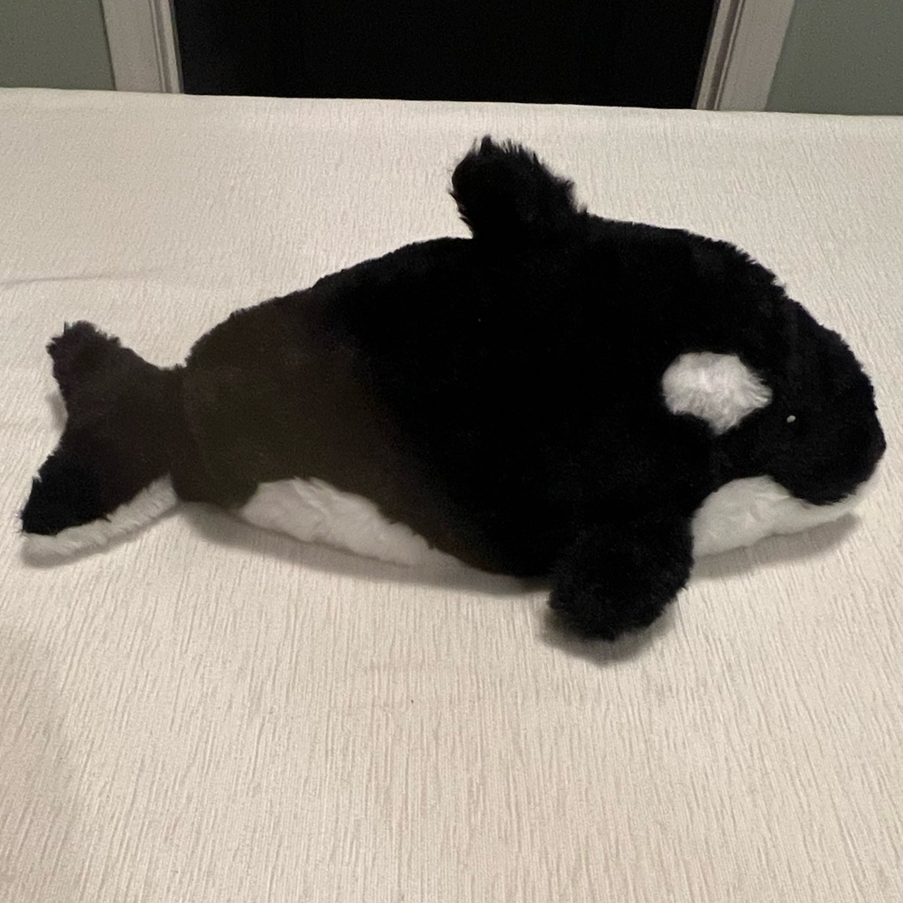 NWT Warmies Full Size Orca Heat or Cool Weighted Stuffed Animal French Lavender - Picture 3 of 12
